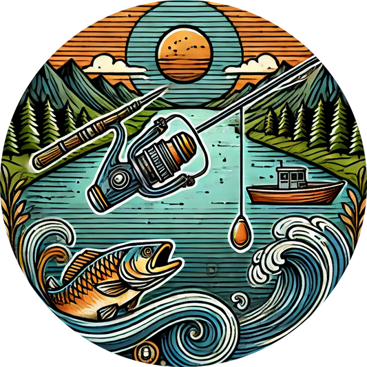 College Hoodie:: Fishing