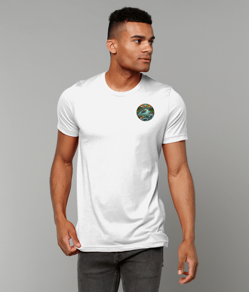 Men's Crew Neck T-Shirt:: Fishing